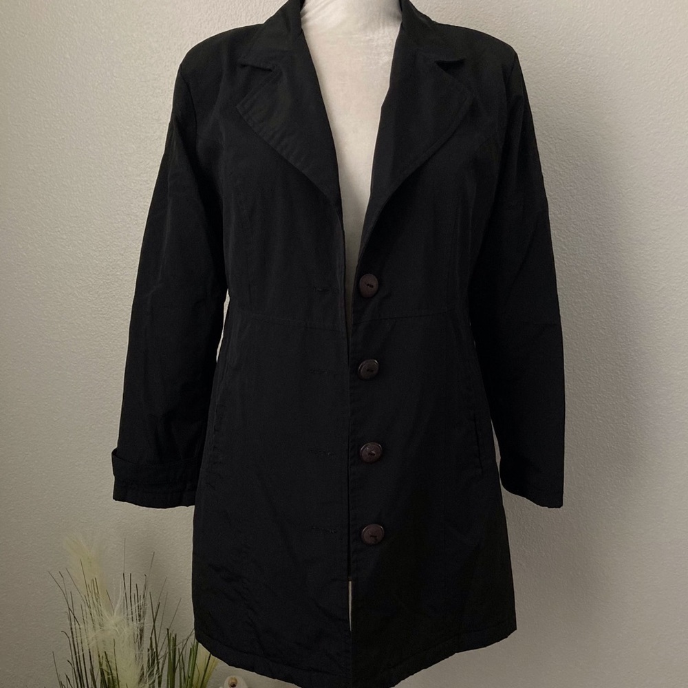 Static Black Coat | Size M